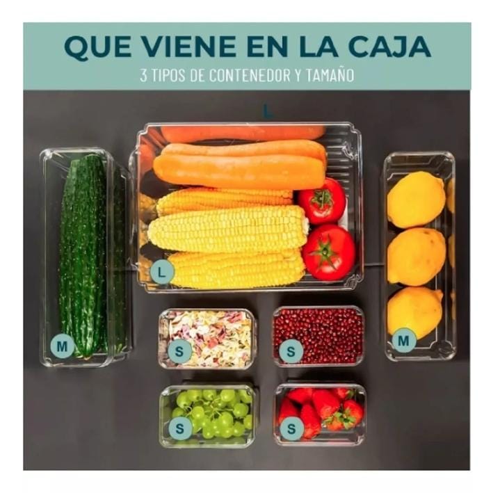 Contenedores Multiusos  7 piezas