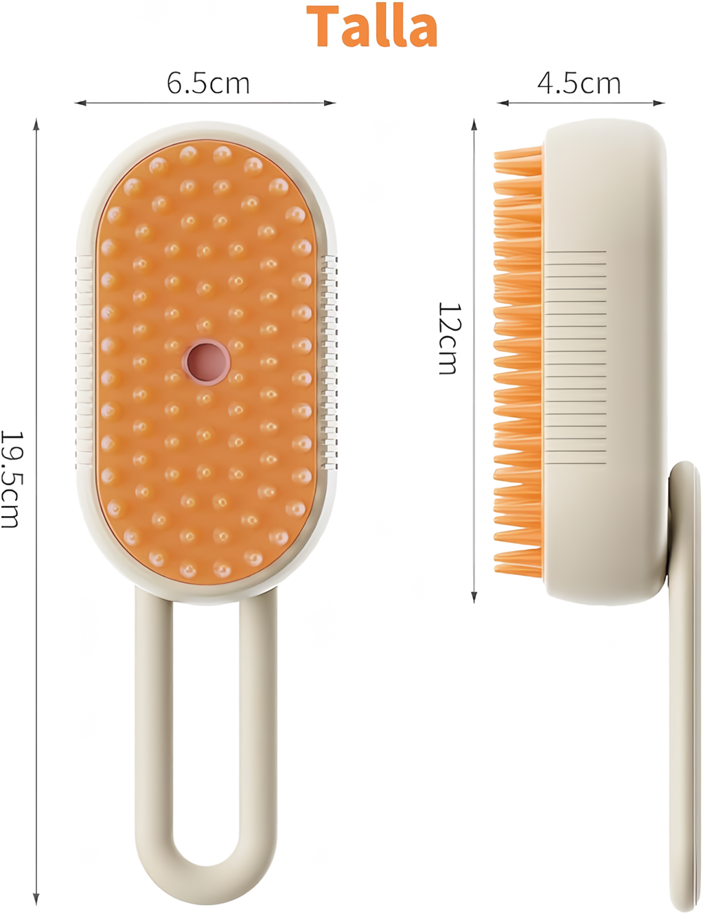 Cepillo a Vapor Mascotas (3 en 1 ) para Limpieza