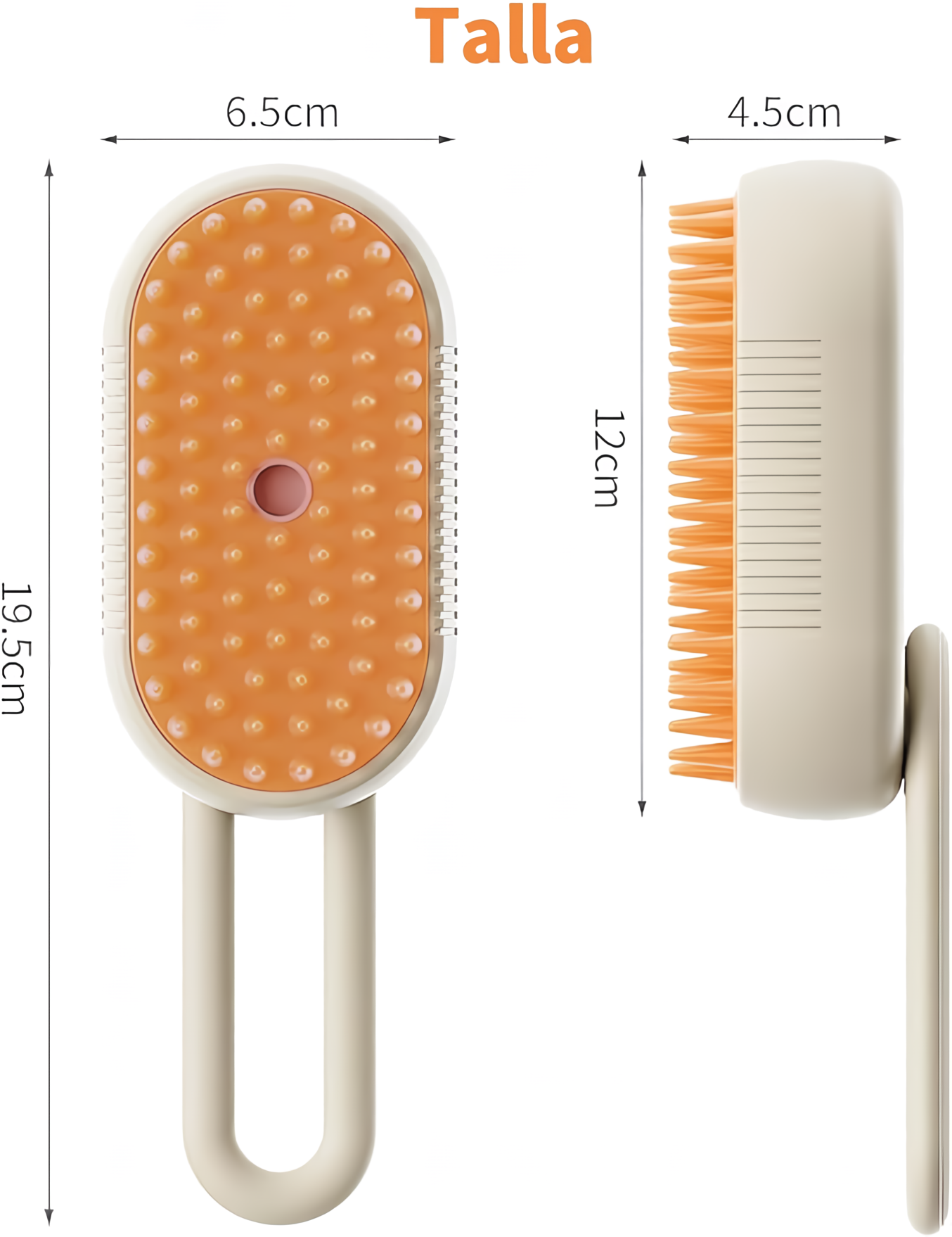 Cepillo a Vapor Mascotas (3 en 1 ) para Limpieza