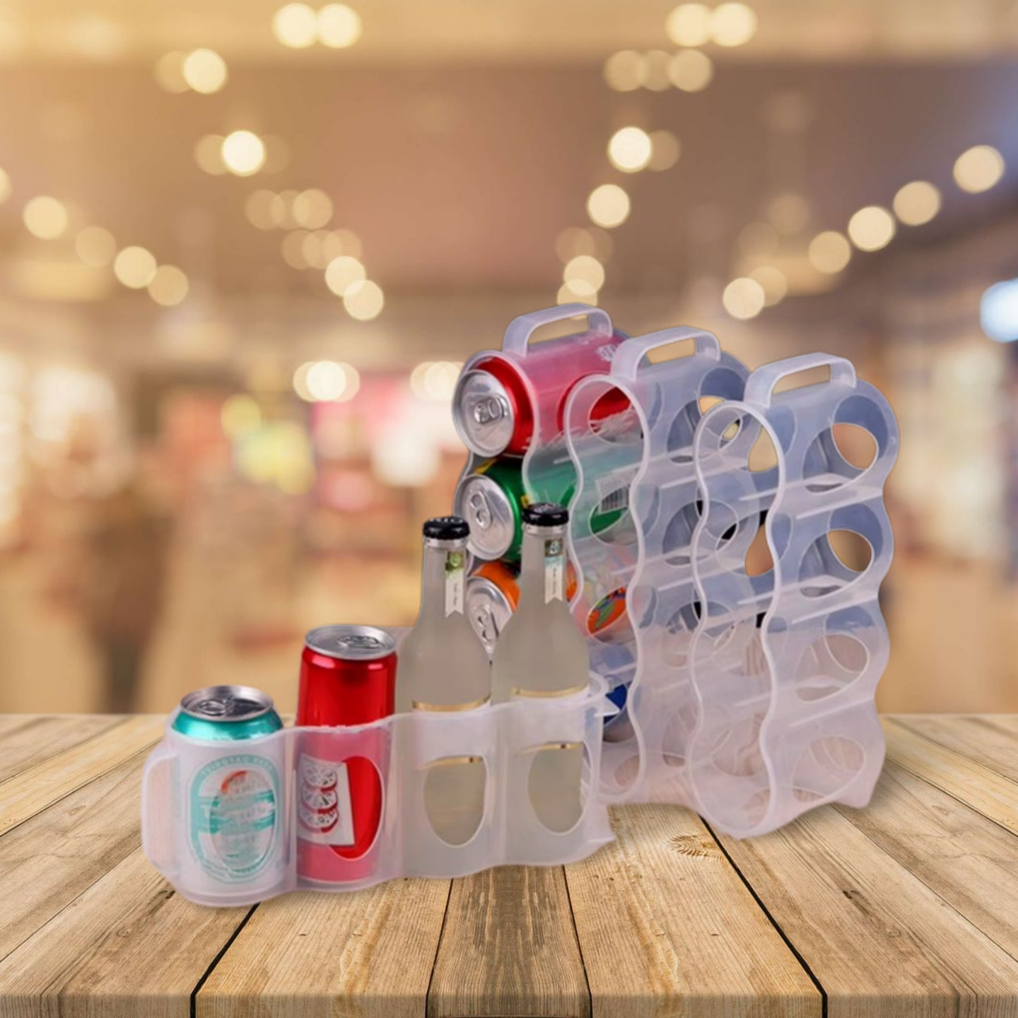 ORGANIZADOR DE LATAS CON MANGO